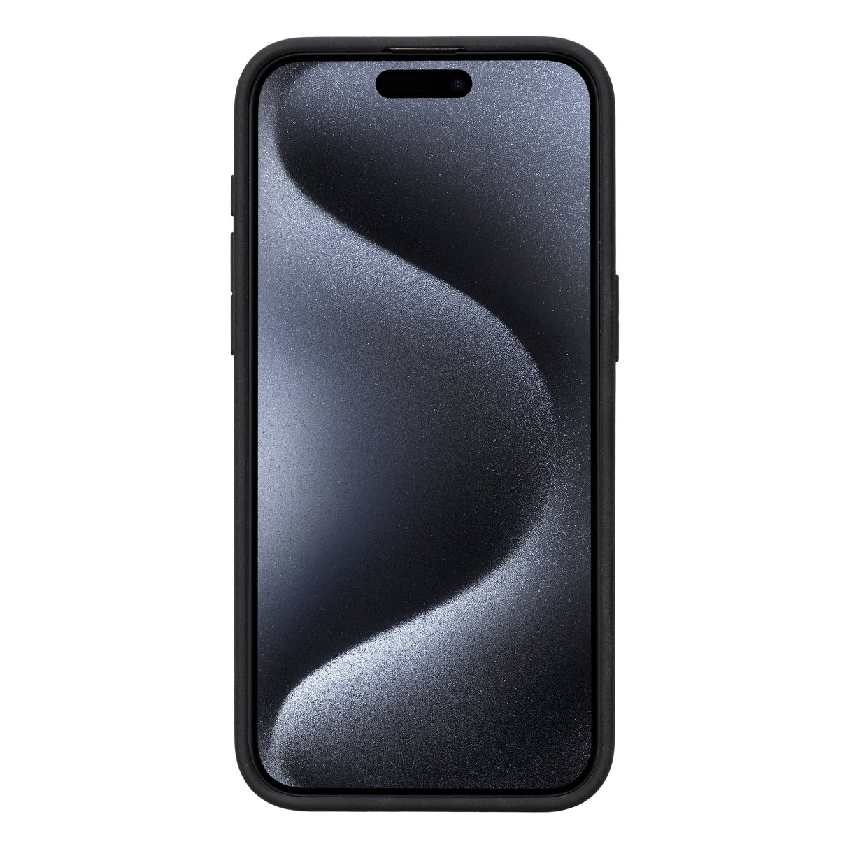 iPhone 15 Pro Max Leather Snap-on Flex Flat