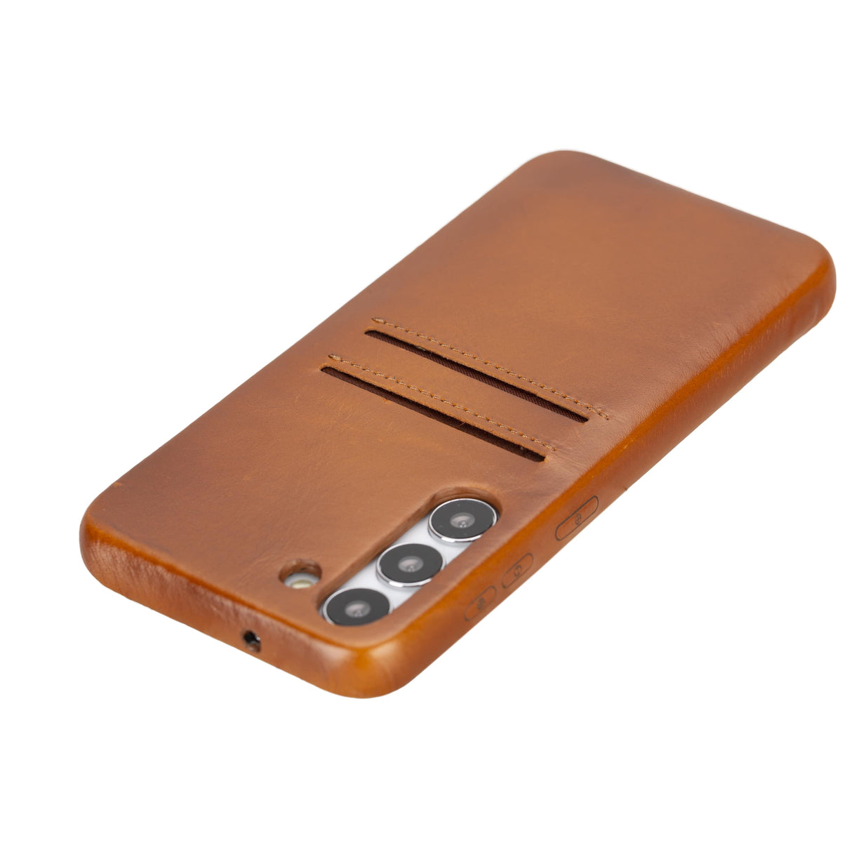 Samsung Galaxy S23 Plus Snap-on Full Cover Leather Case with Credit Card Slots