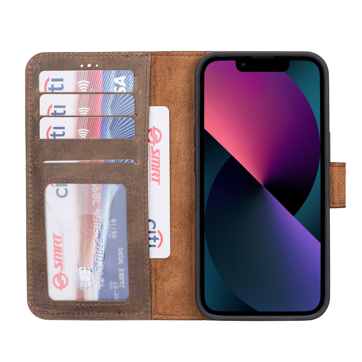 iPhone 13 Leather Wallet Case