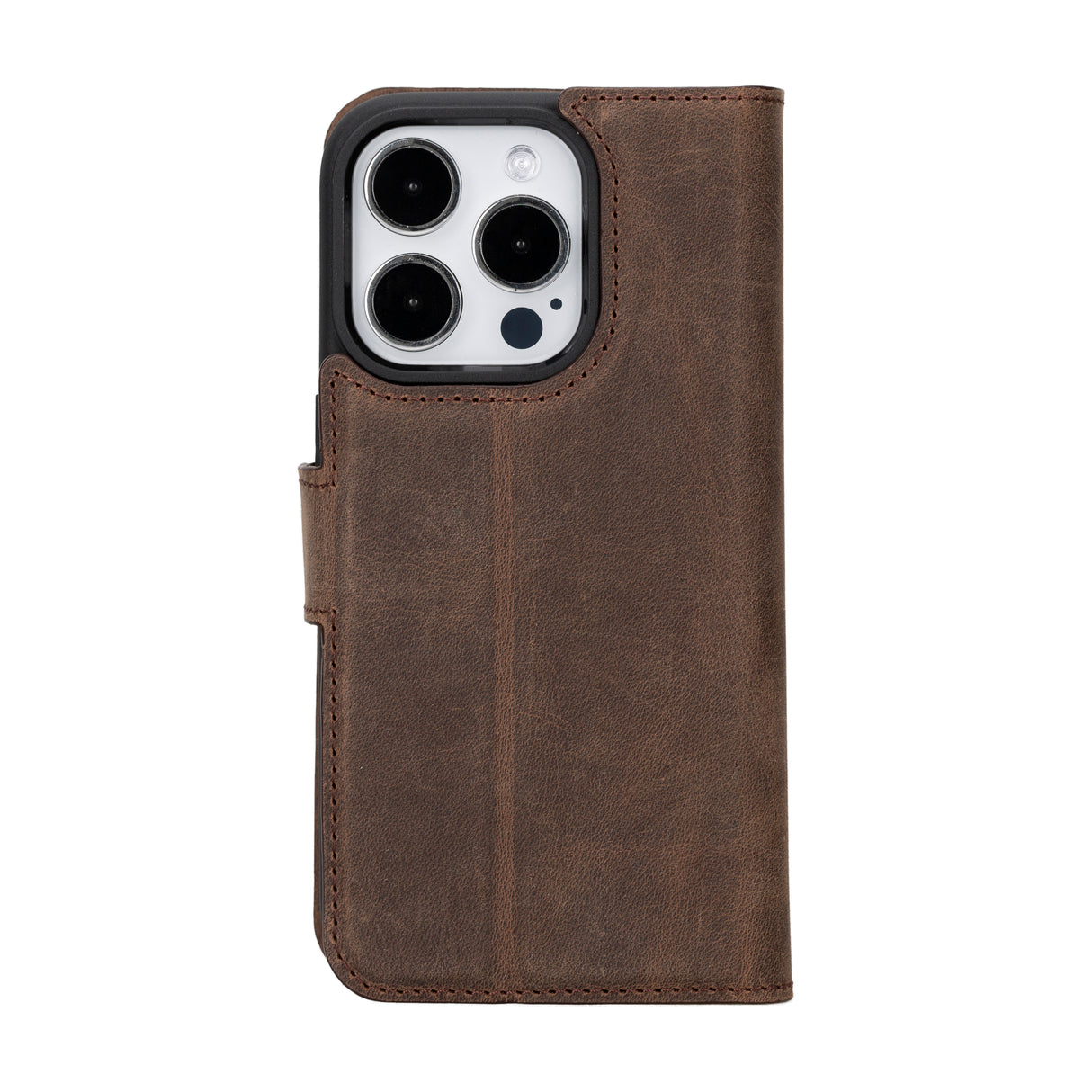 iPhone 15 Pro Leather Wallet Case