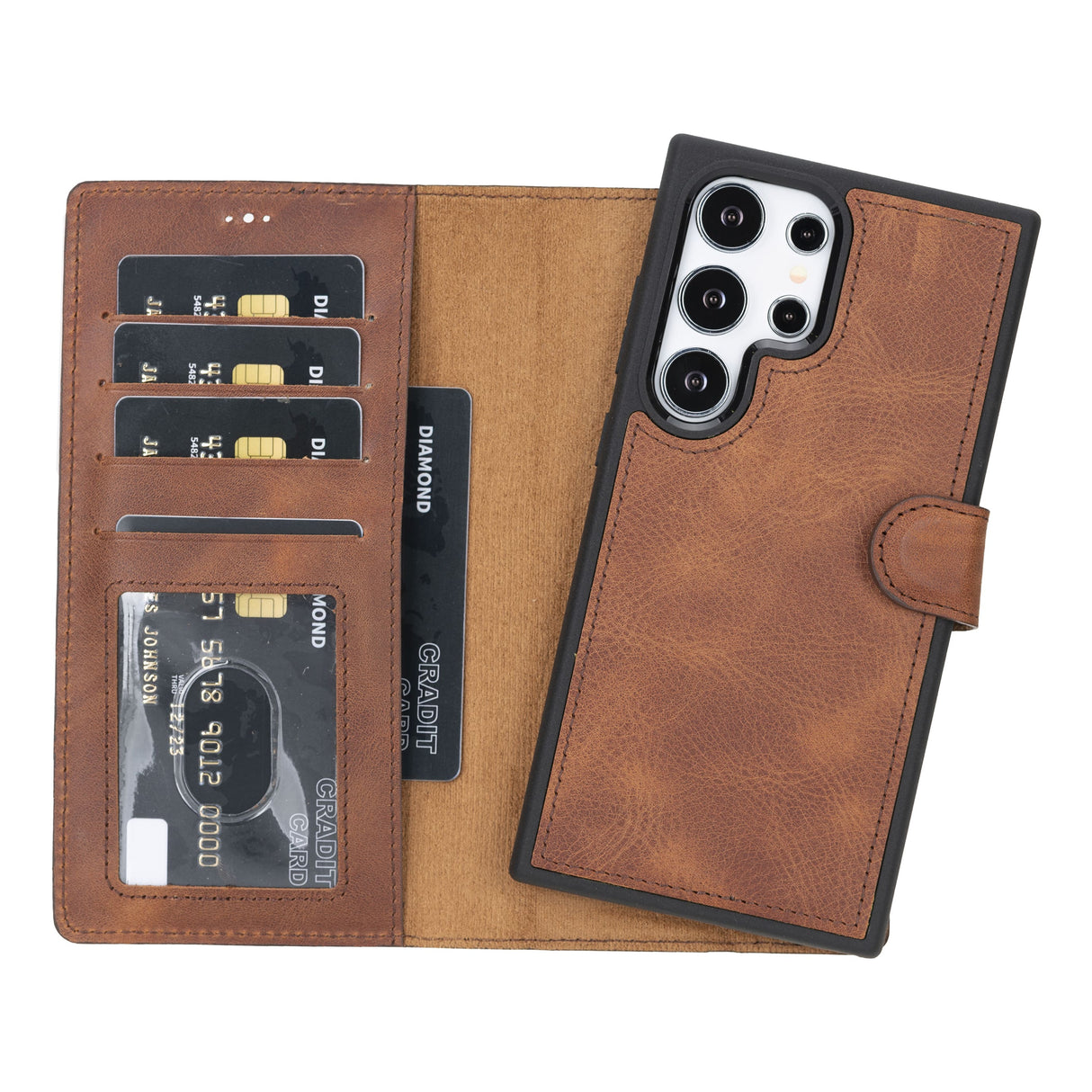Samsung Galaxy S24 Ultra Leather Wallet Case