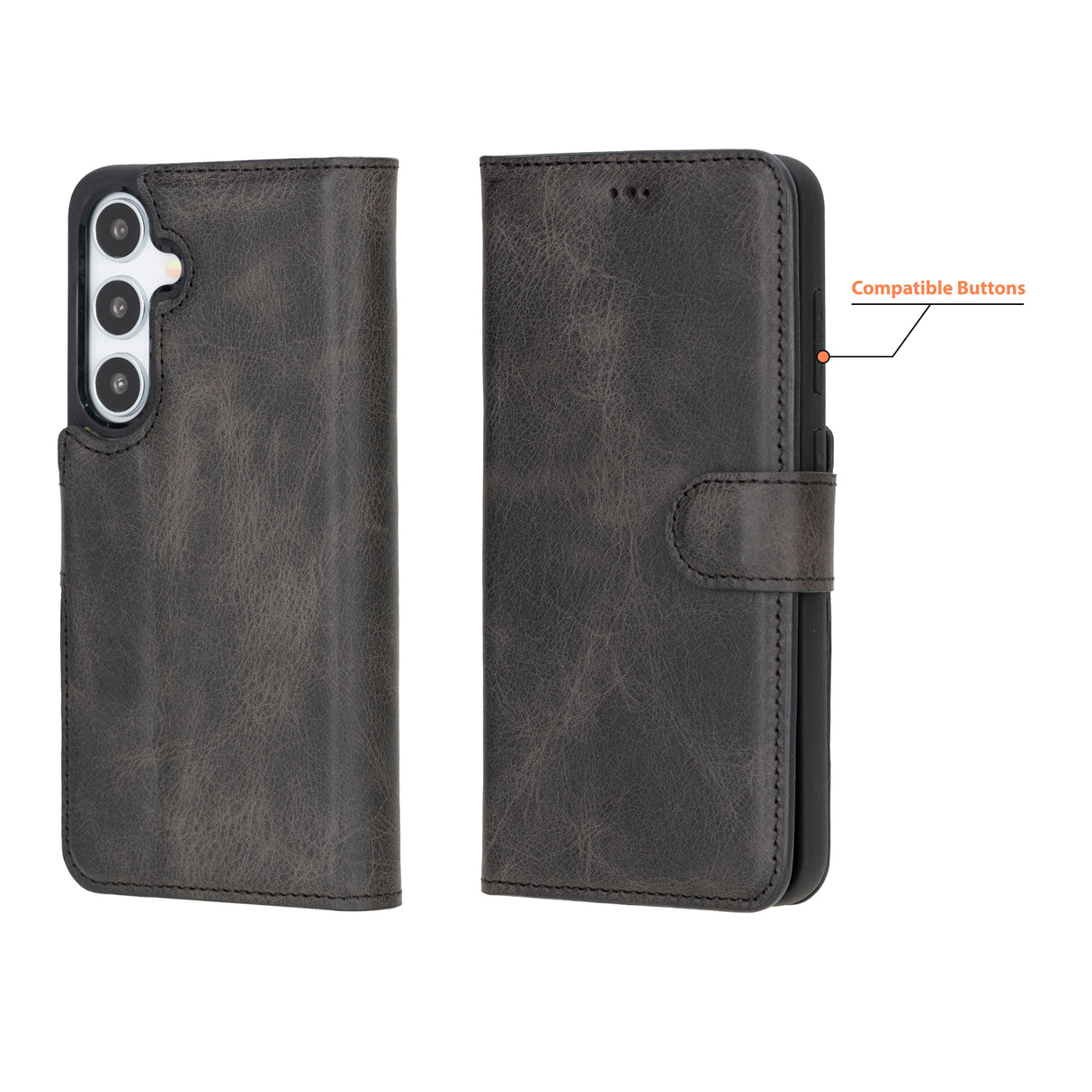 Samsung Galaxy S25 Plus Leather Wallet Case