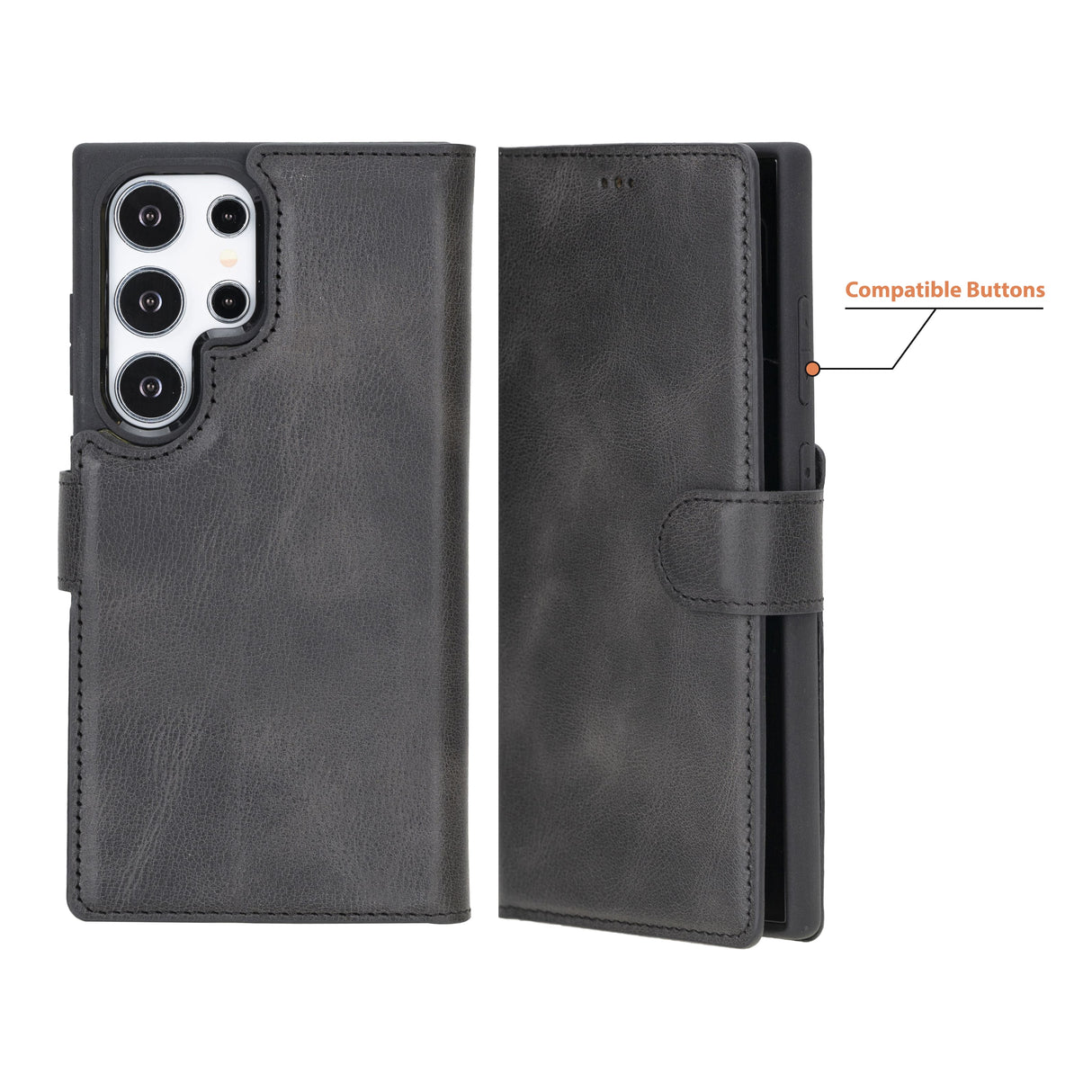 Samsung Galaxy S24 Ultra Leather Wallet Case
