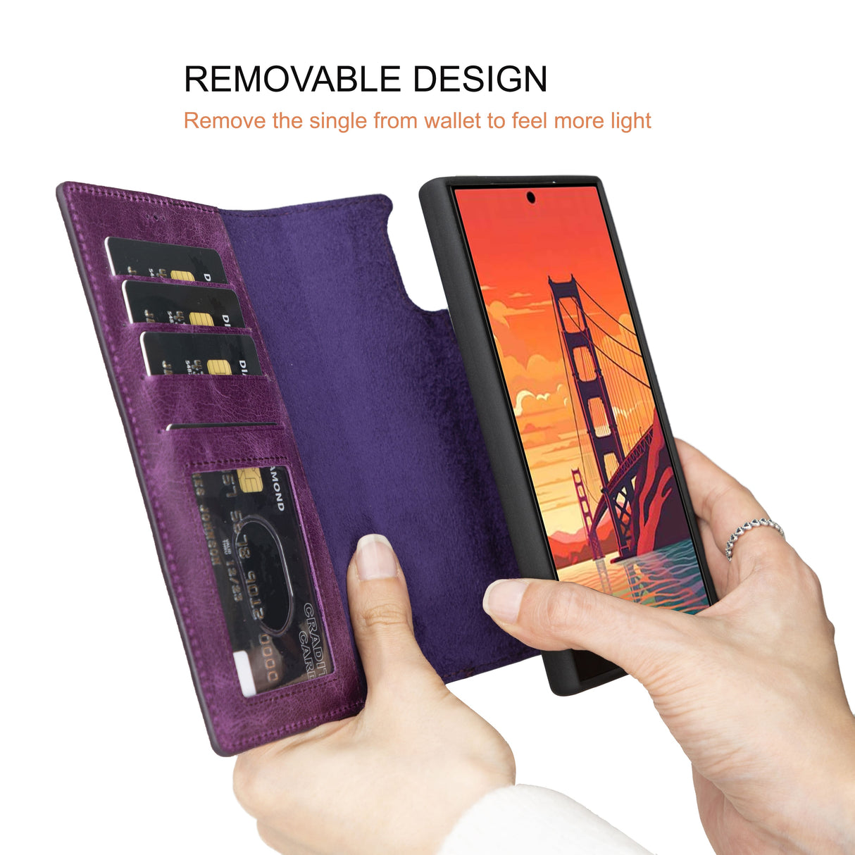 Samsung Galaxy S24 Ultra Leather Wallet Case