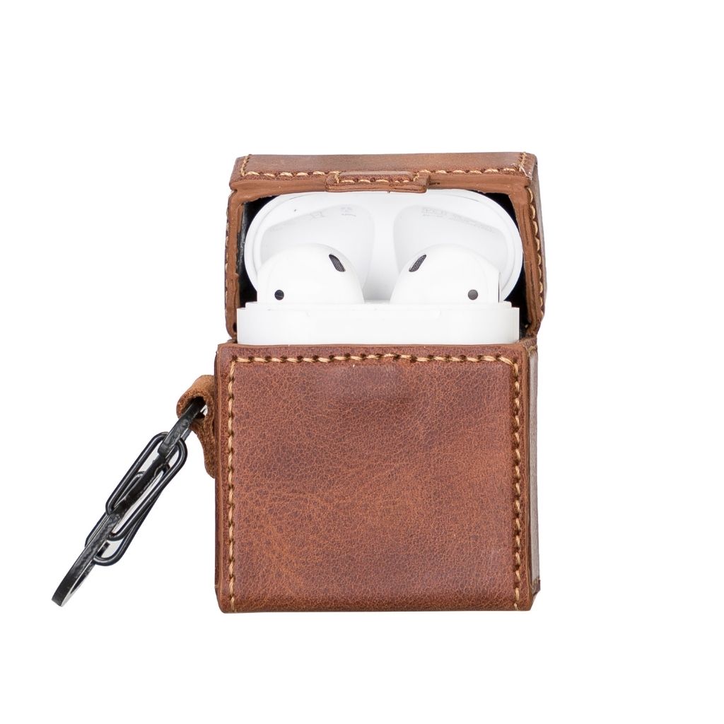 AirPods 1/2 Leather Square Case