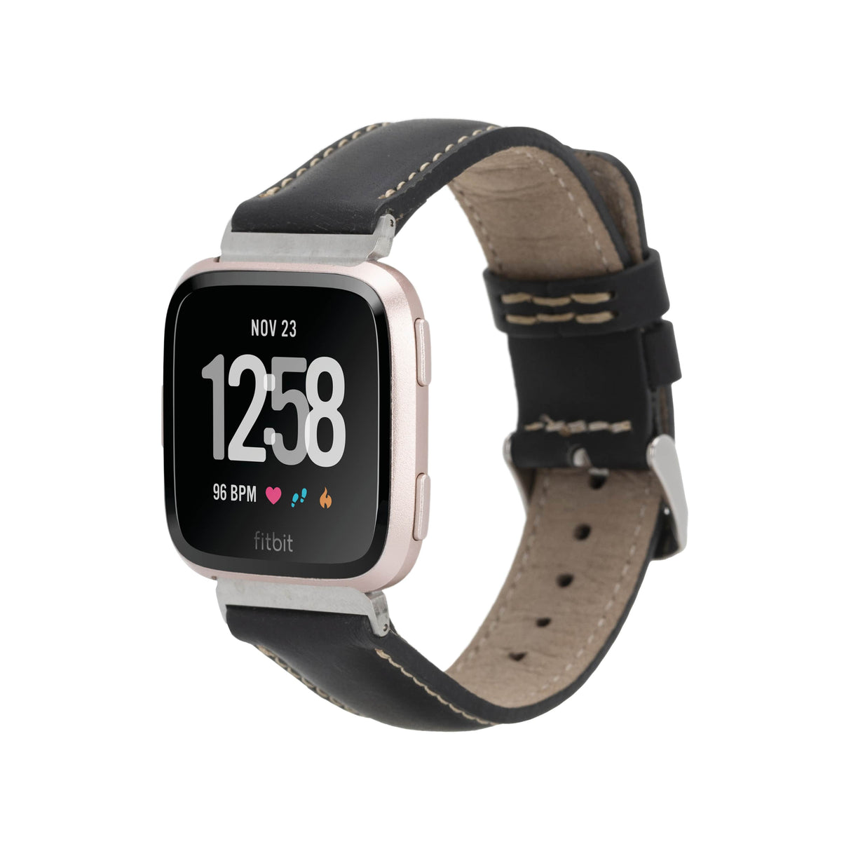 Classic Leather Band for Fitbit Watches