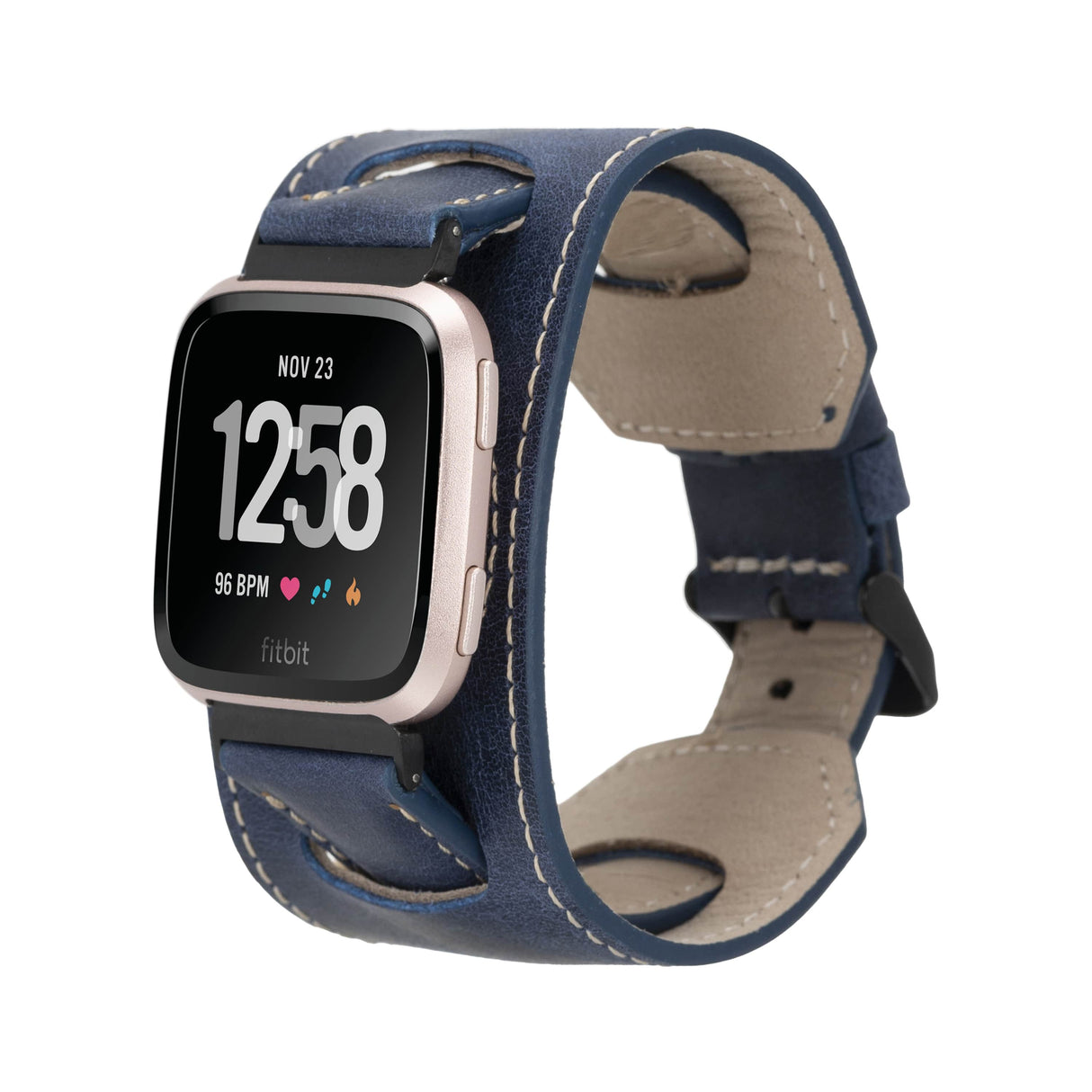 Cuff_Leather_Band_for_Fitbit_Watches blue