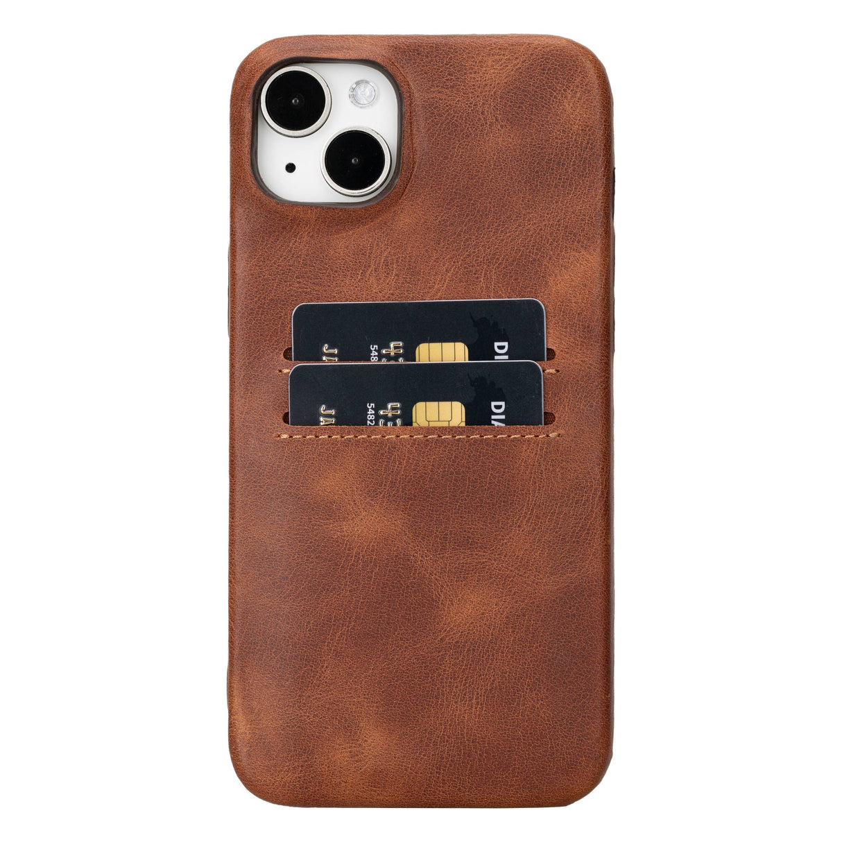 iPhone 15 Plus Leather Snap-On Wallet Phone case