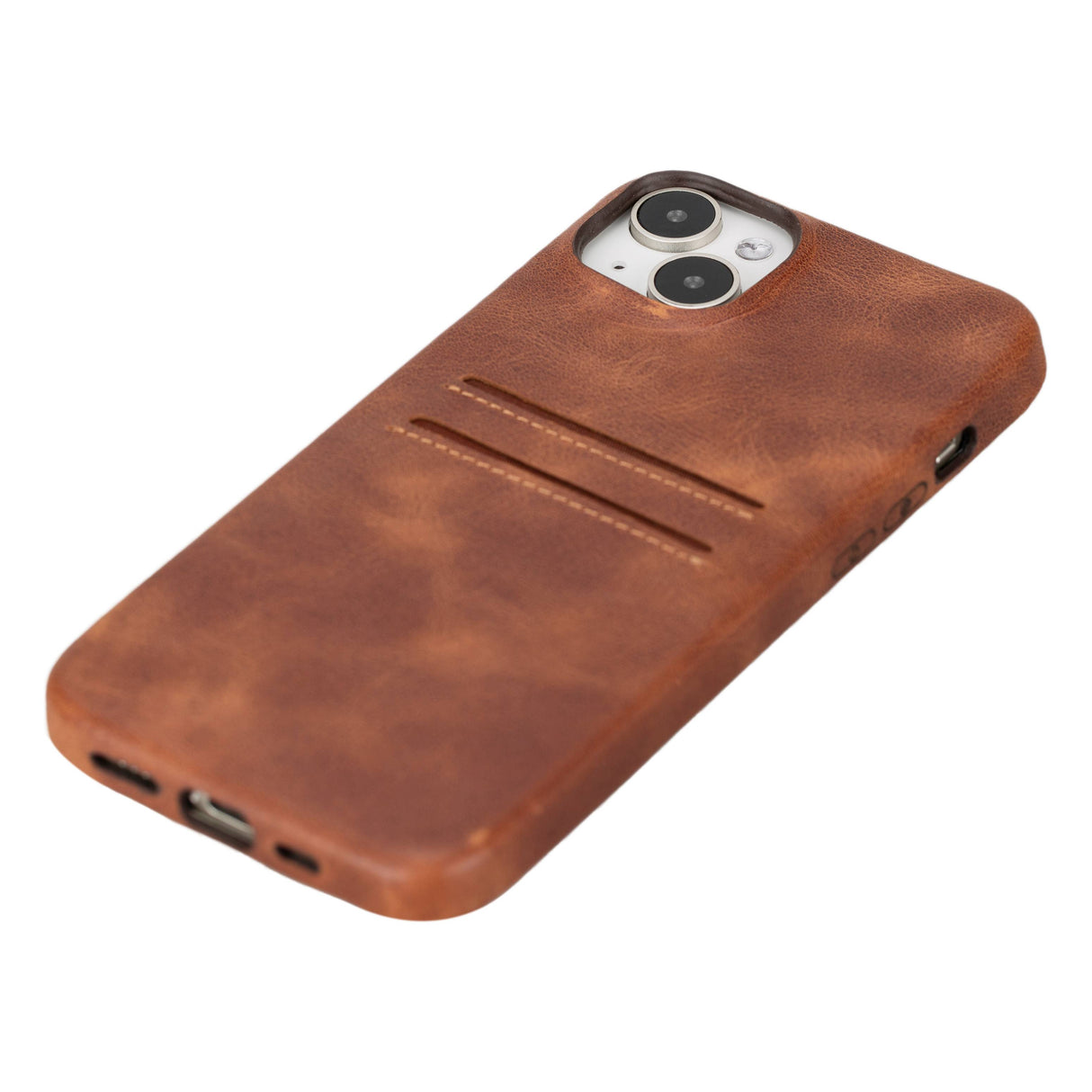 iPhone 15 Plus Leather Snap-On Wallet Phone case