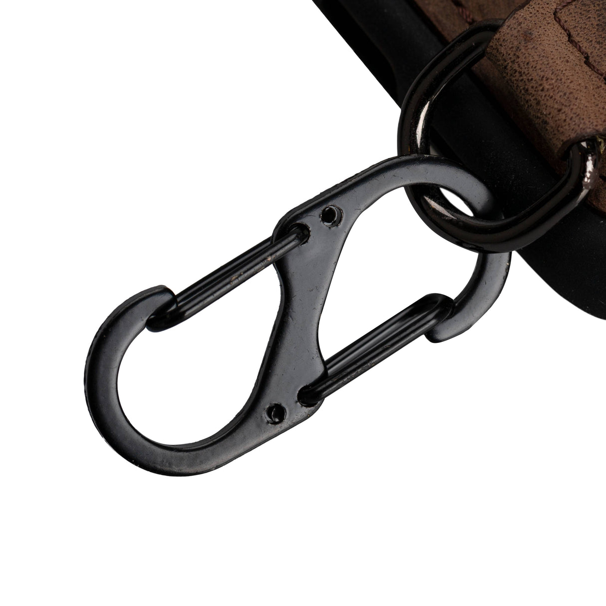 iPhone 15 Plus Snap-on Leather Grip Case