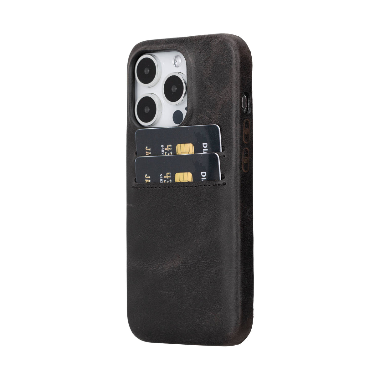 iPhone 15 Pro Leather Snap-on wallet case
