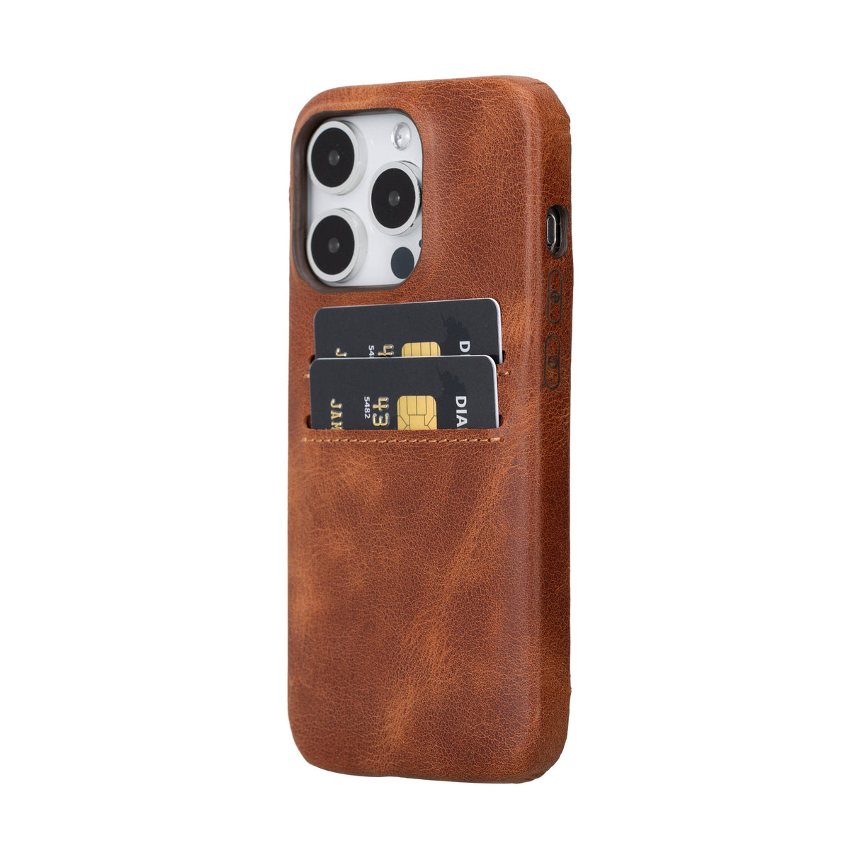 iPhone 15 Pro Leather Snap-on wallet case