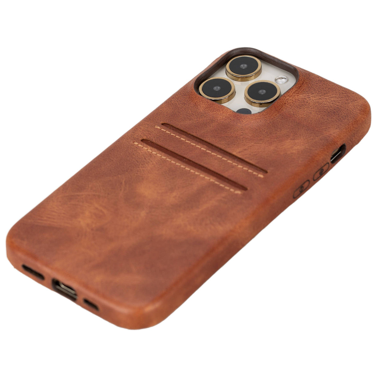 iPhone 15 Pro Max Leather Snap-on wallet case
