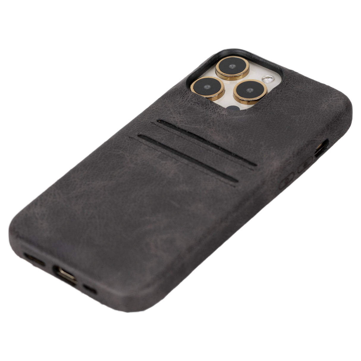 iPhone 15 Pro Max Leather Snap-on wallet case