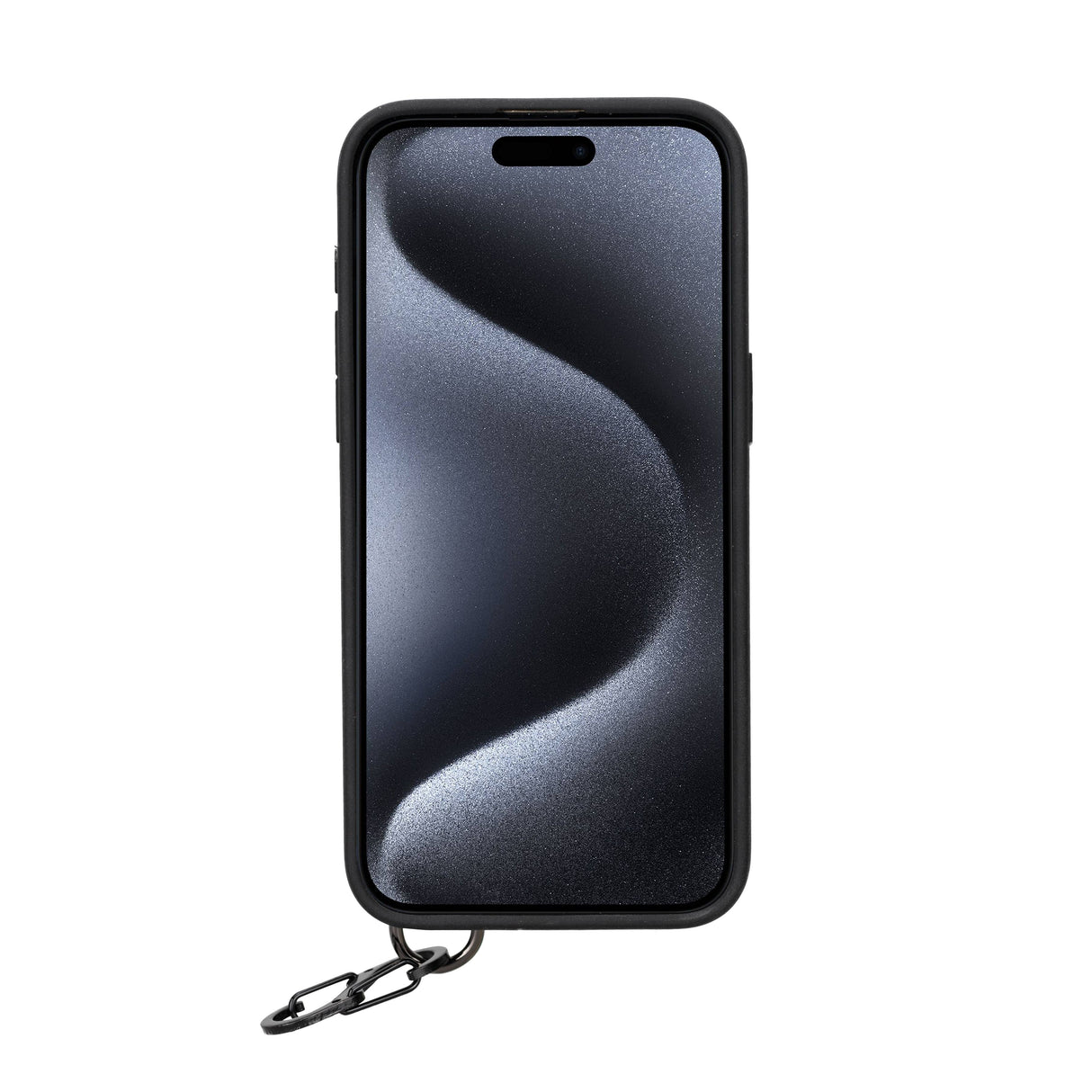 iPhone 15 Pro Snap-on Leather Grip Case