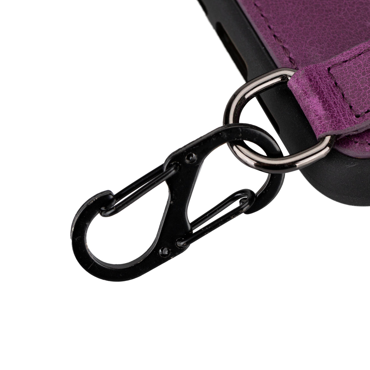 iPhone 15 Pro Snap-on Leather Grip Case