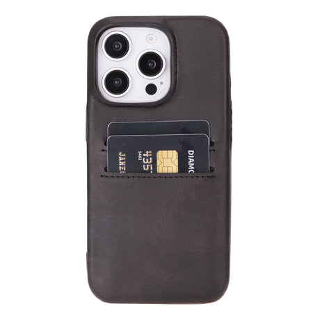 iPhone 16 Pro Leather Snap-on wallet case