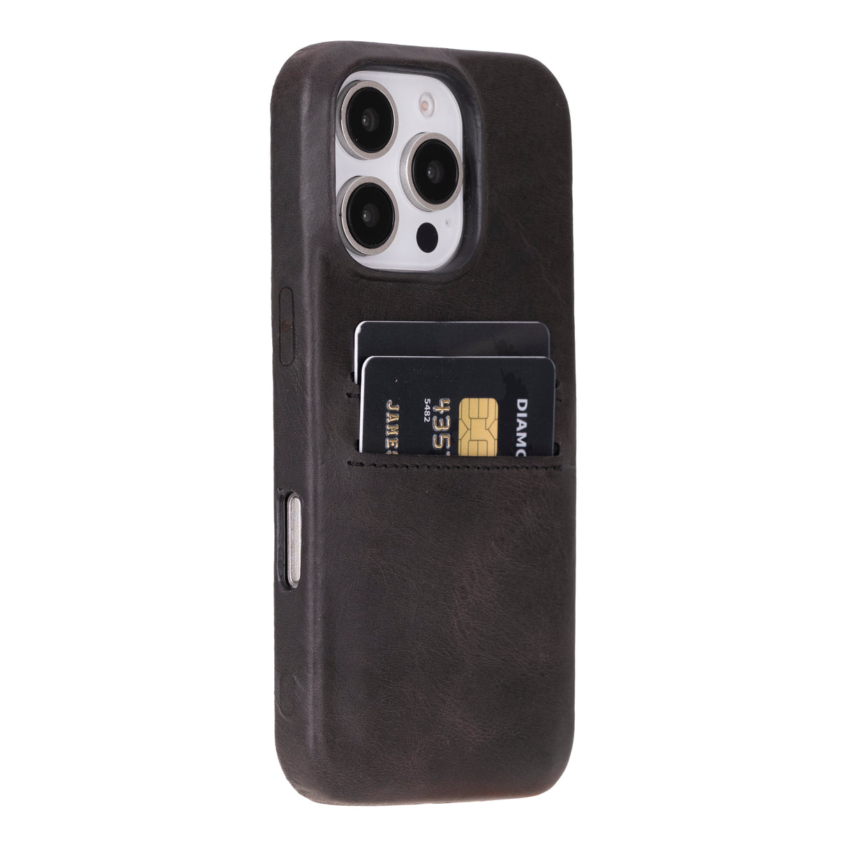 iPhone 16 Pro Leather Snap-on wallet case