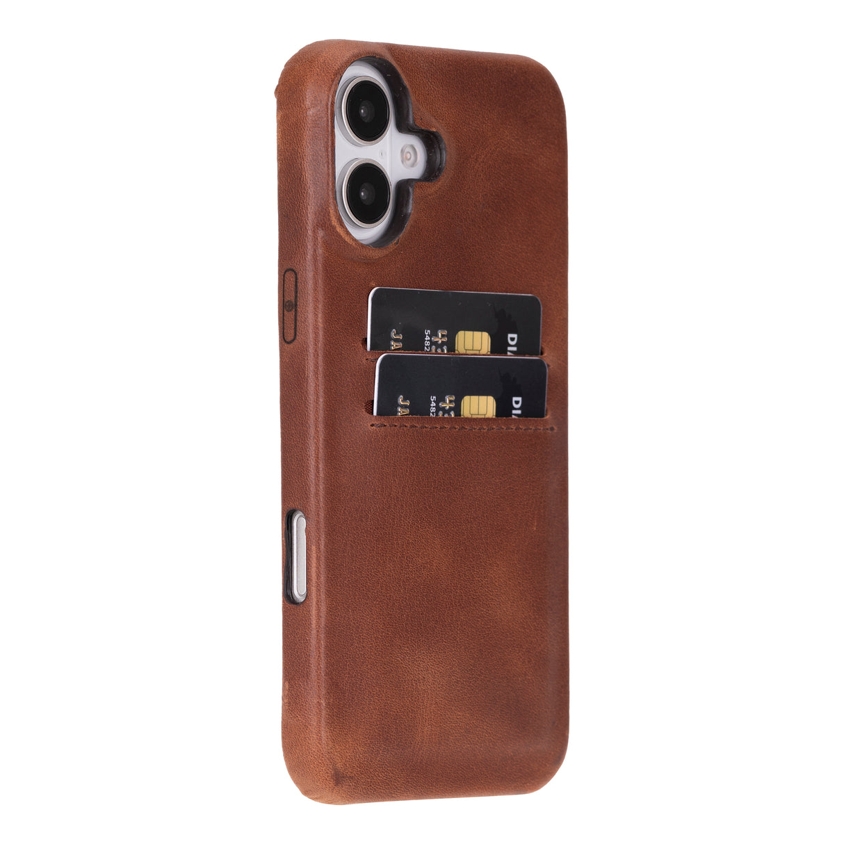 iPhone 16 Plus Leather Snap-On Wallet case