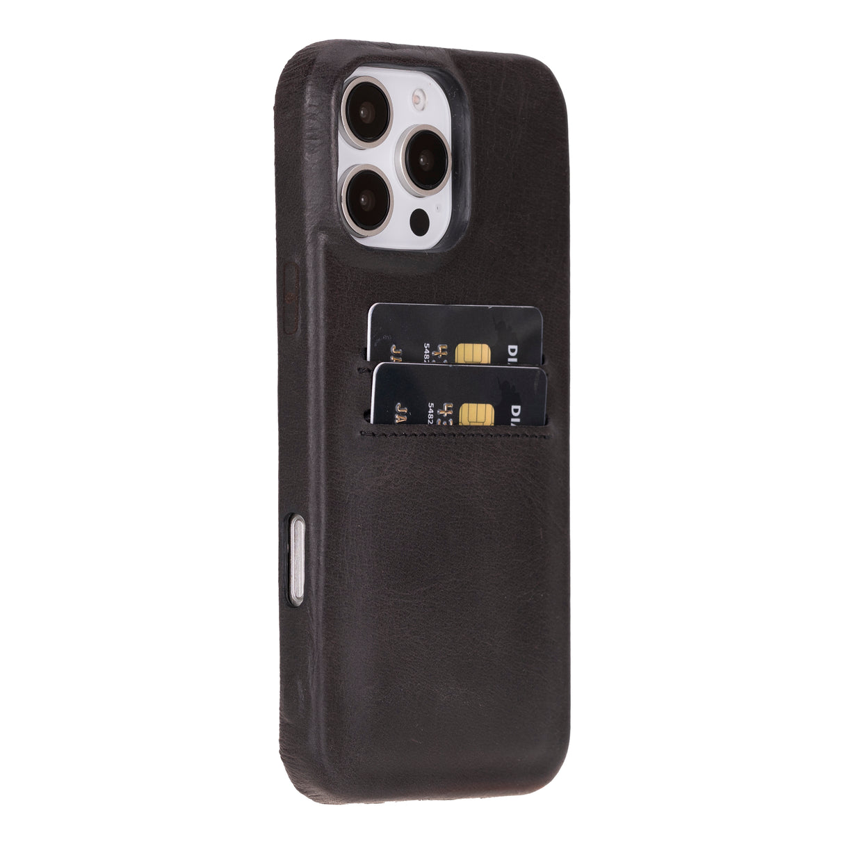 iPhone 16 Pro Max Leather Snap-on wallet case
