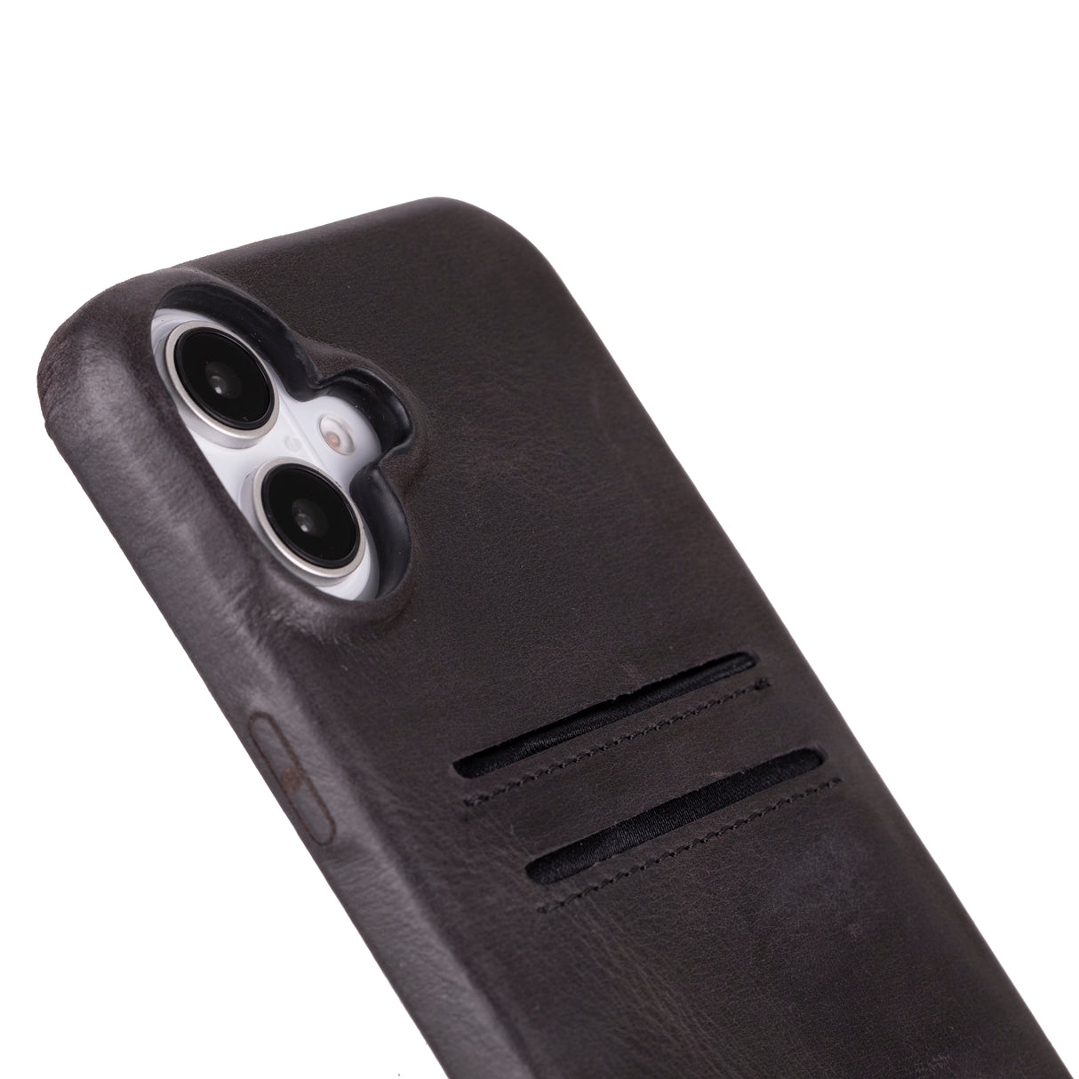 iPhone 16 Snap-on Leather Wallet Case