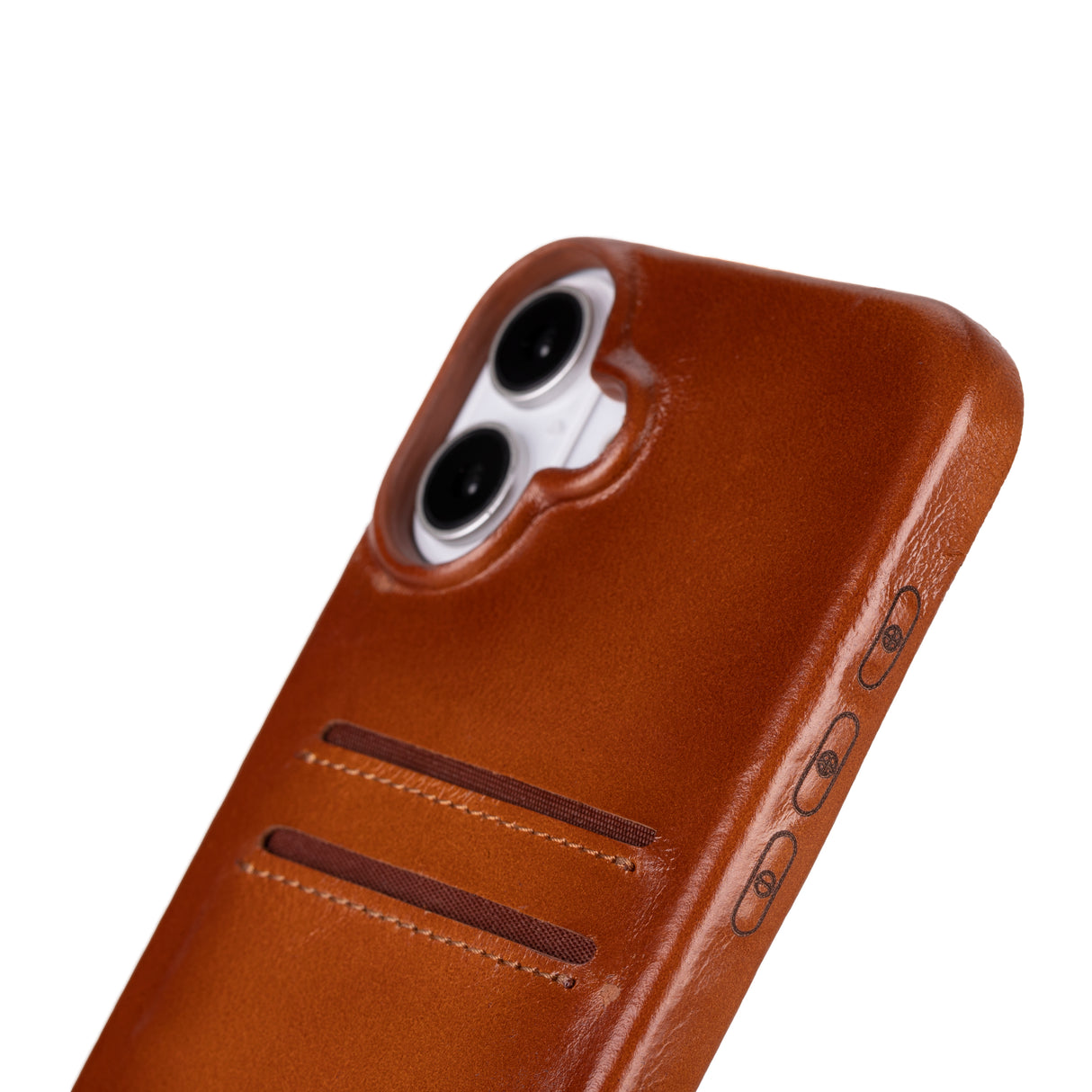 iPhone 16 Snap-on Leather Wallet Case
