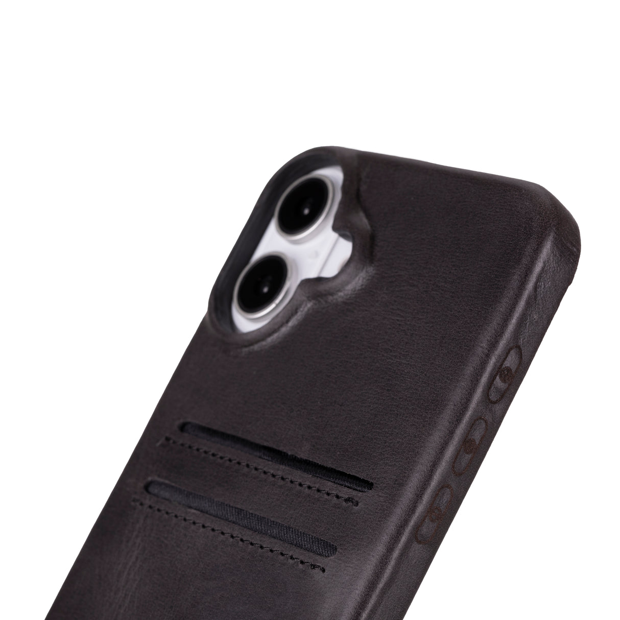 iPhone 16 Snap-on Leather Wallet Case