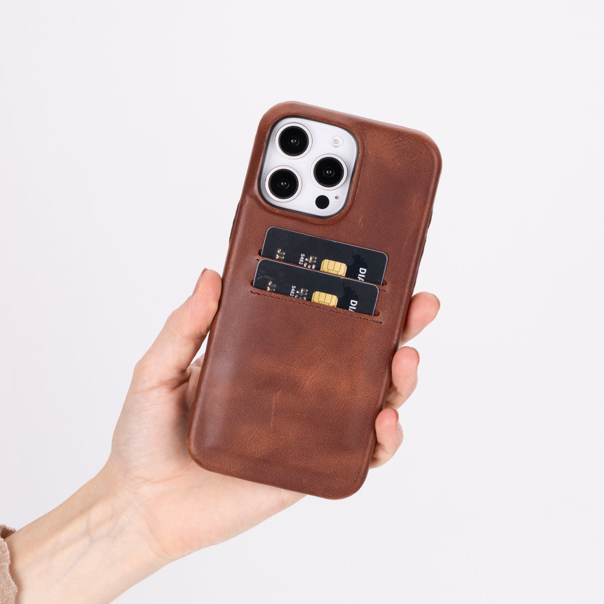 iPhone 16 Pro Max Leather Snap-on wallet case