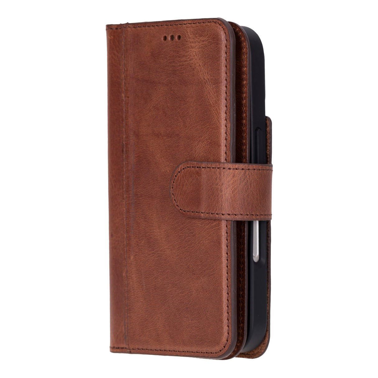 iPhone 16 E Leather Dual Wallet Case