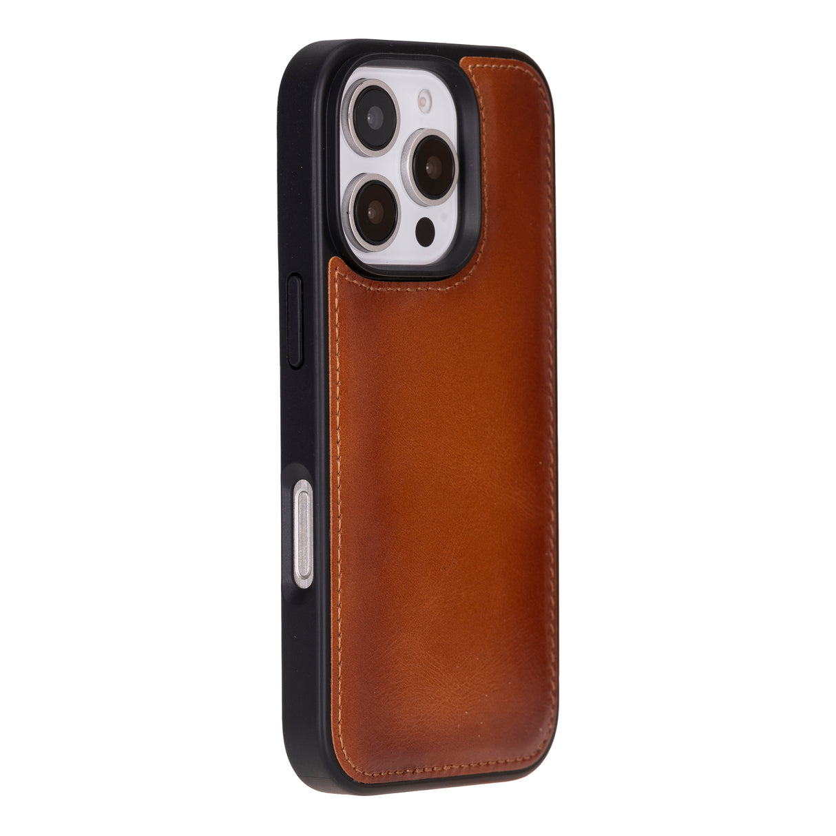 iPhone 16 Pro Leather Snap-on Flex Flat