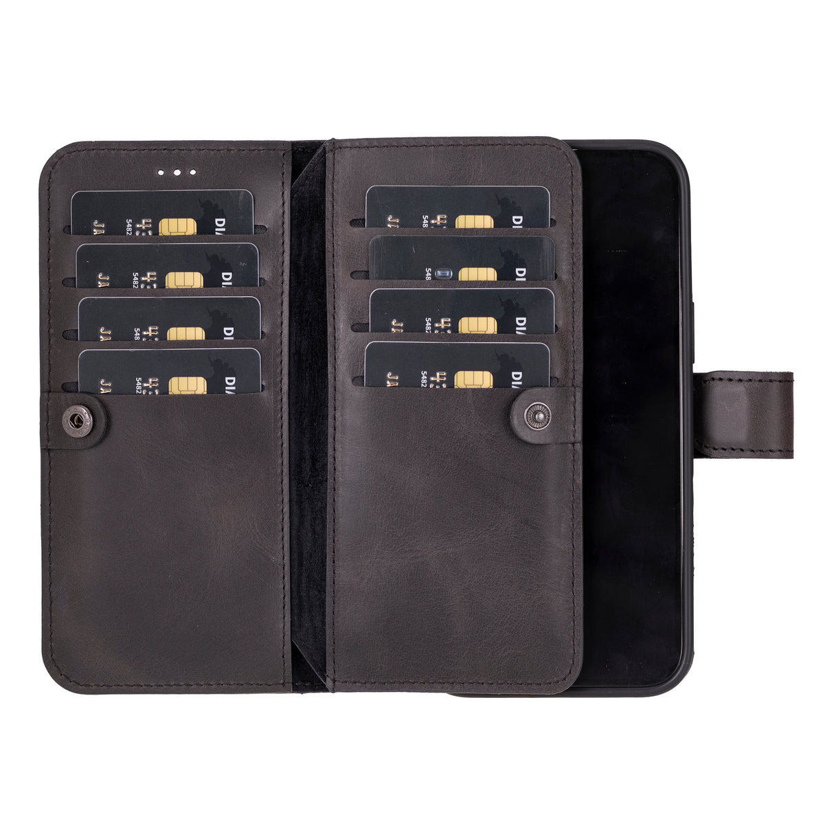 iPhone 16 Plus Leather Dual Wallet Case