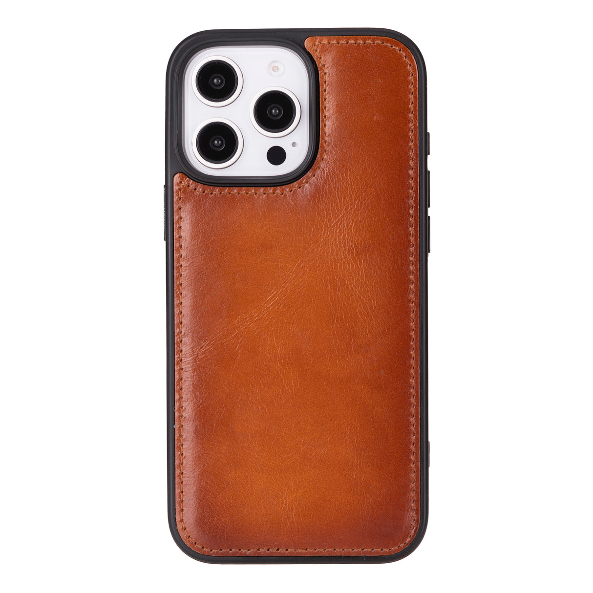 iPhone 16 Pro Max Leather Snap-on Flex Flat
