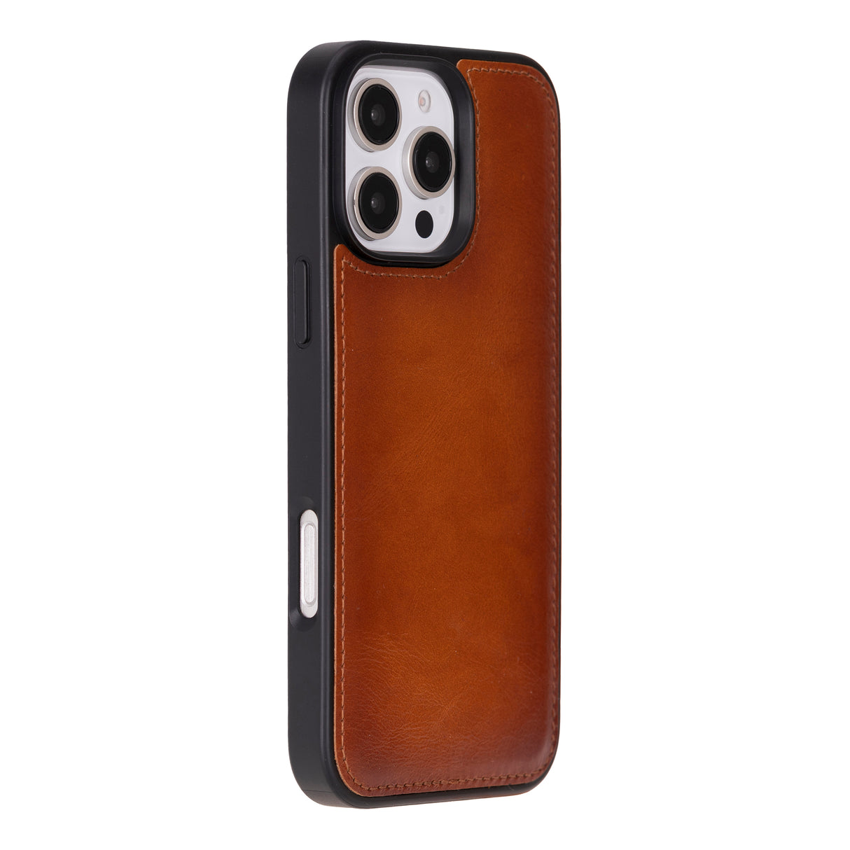 iPhone 16 Pro Max Leather Snap-on Flex Flat