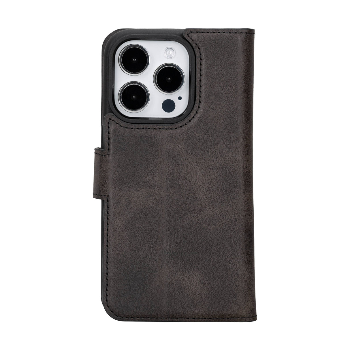 iPhone 15 Pro Leather Wallet Case