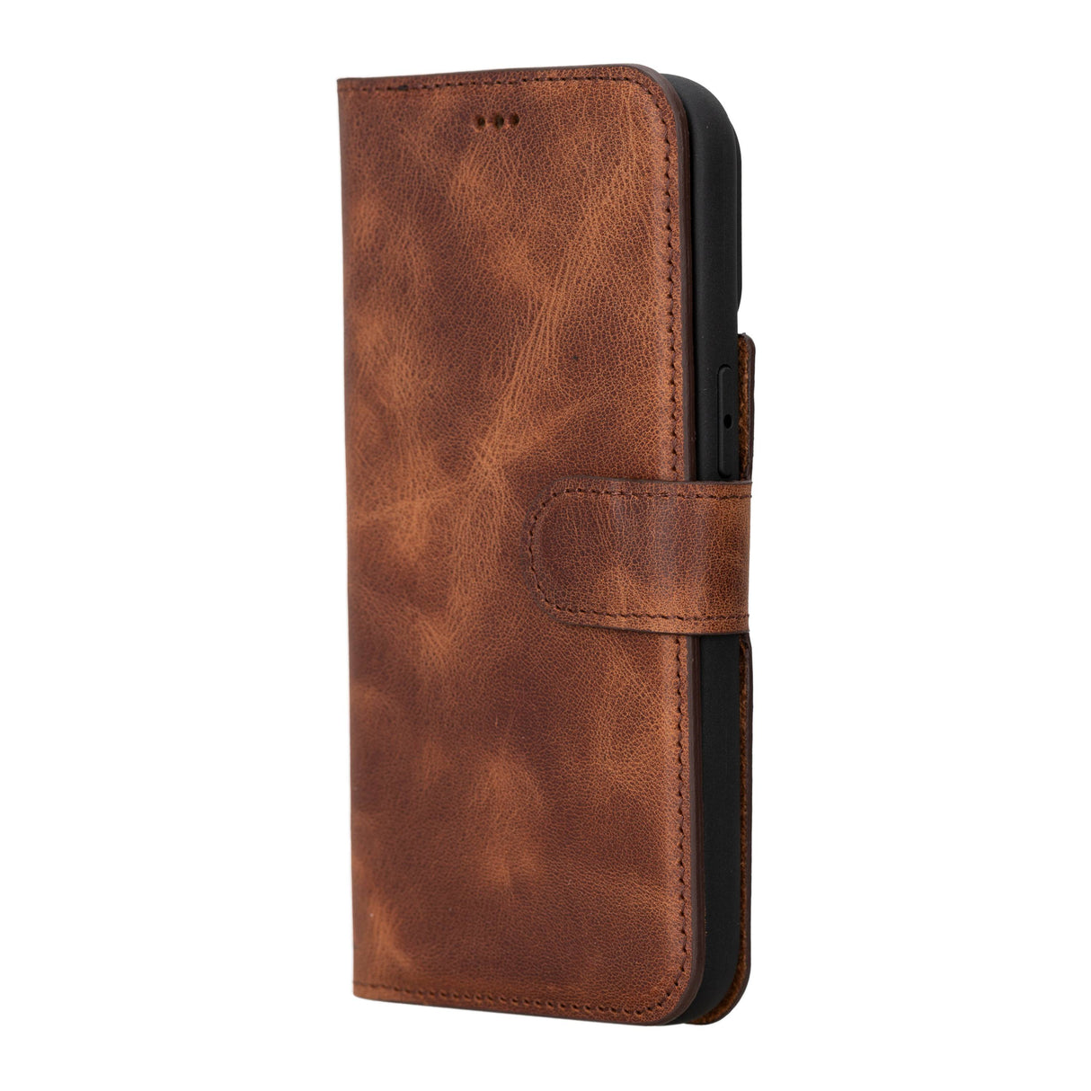 iPhone 15 Pro Max Leather Wallet Case