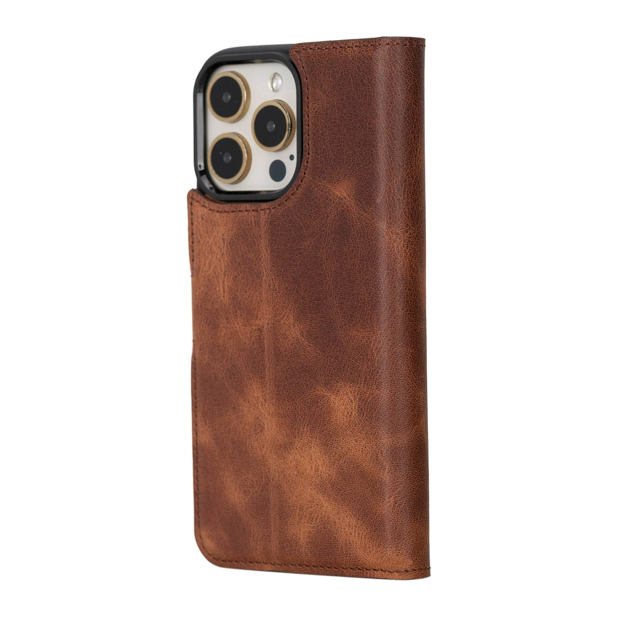 iPhone 15 Pro Max Leather Wallet Case