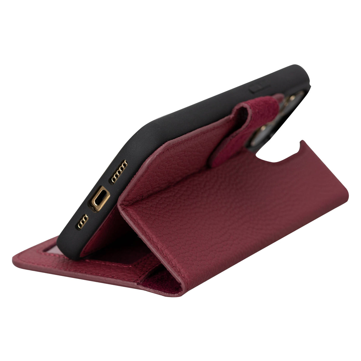 iPhone 15 Pro Max Leather Wallet Case