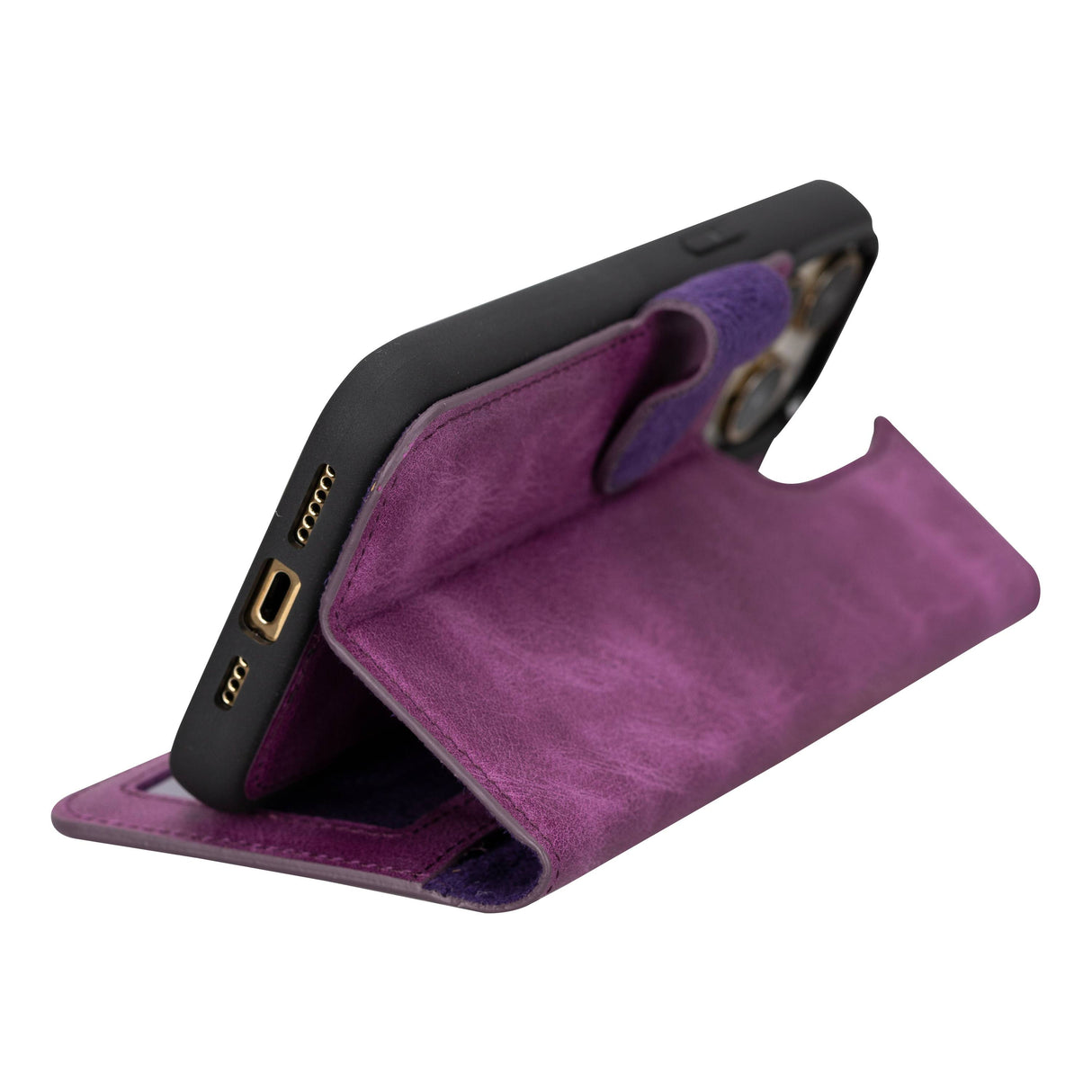 iPhone 15 Pro Max Leather Wallet Case
