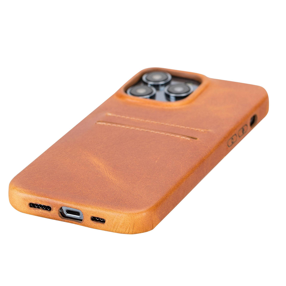 iPhone 14 Pro Max Leather Snap-on wallet phone case