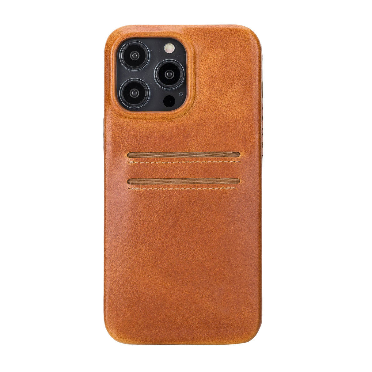 iPhone 14 Pro Max Leather Snap-on wallet phone case