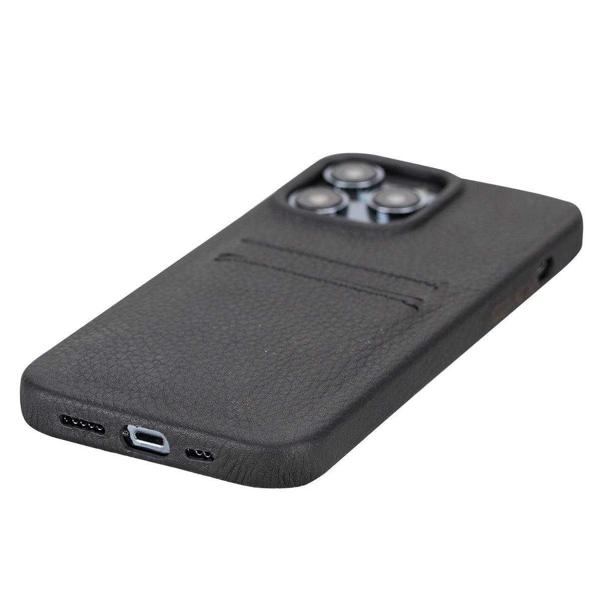 iPhone 14 Pro Max Leather Snap-on wallet phone case