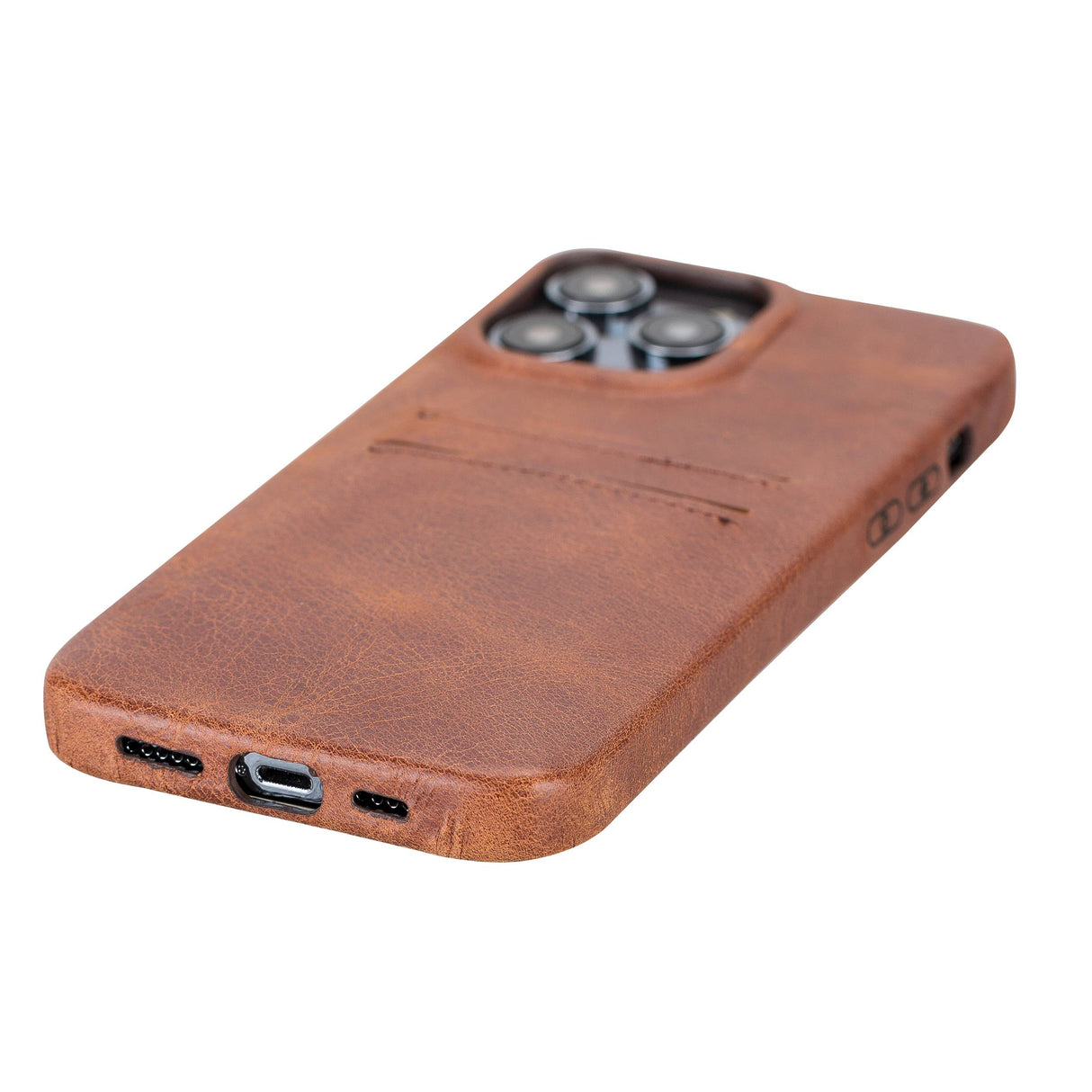 iPhone 14 Pro Max Leather Snap-on wallet phone case