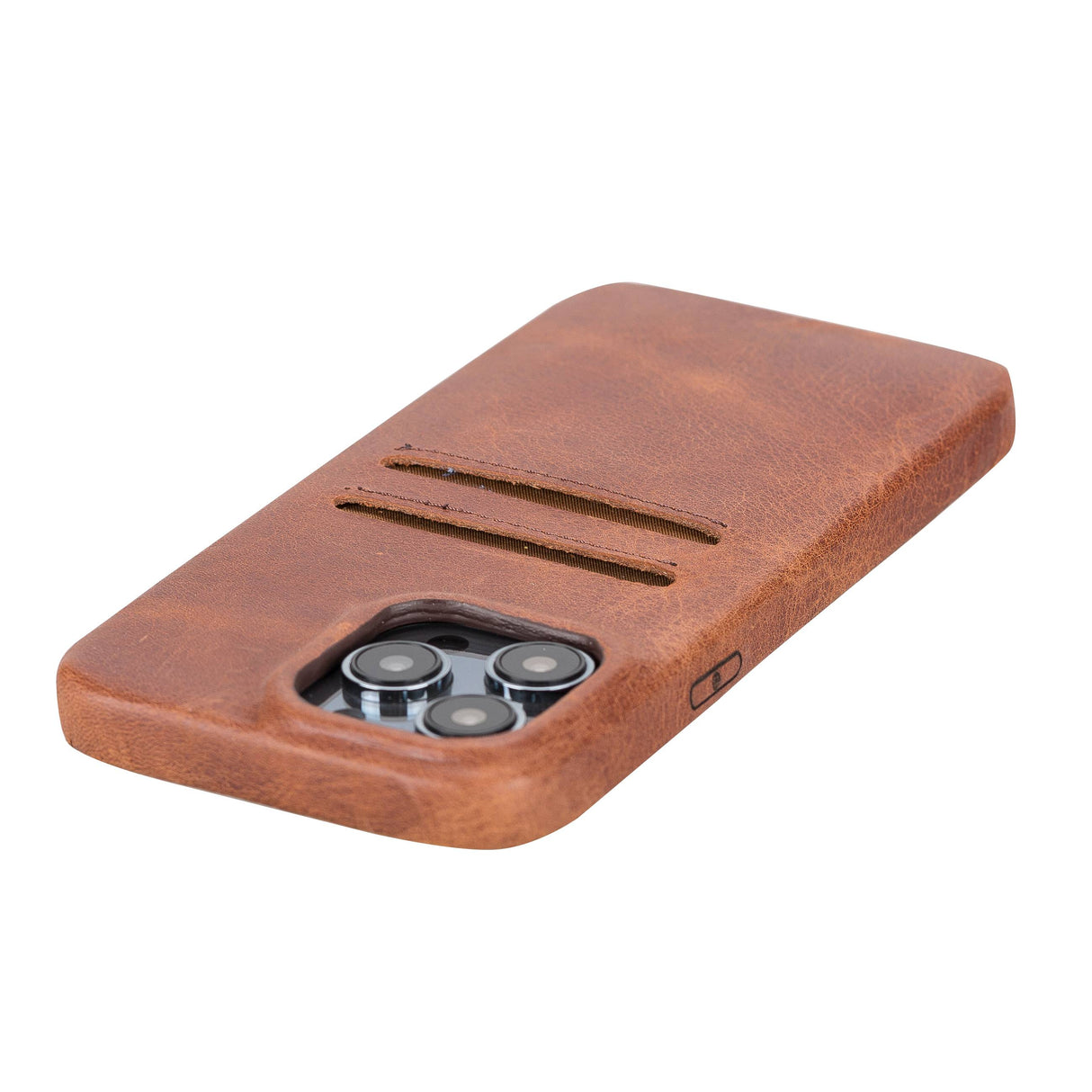 iPhone 14 Pro Max Leather Snap-on wallet phone case