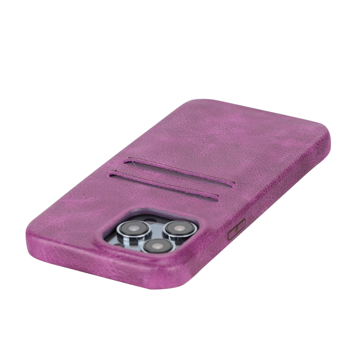 iPhone 14 Pro Max Leather Snap-on wallet phone case