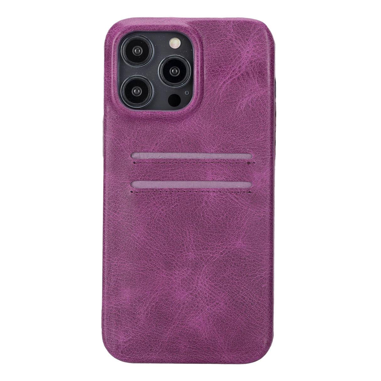 iPhone 14 Pro Max Leather Snap-on wallet phone case