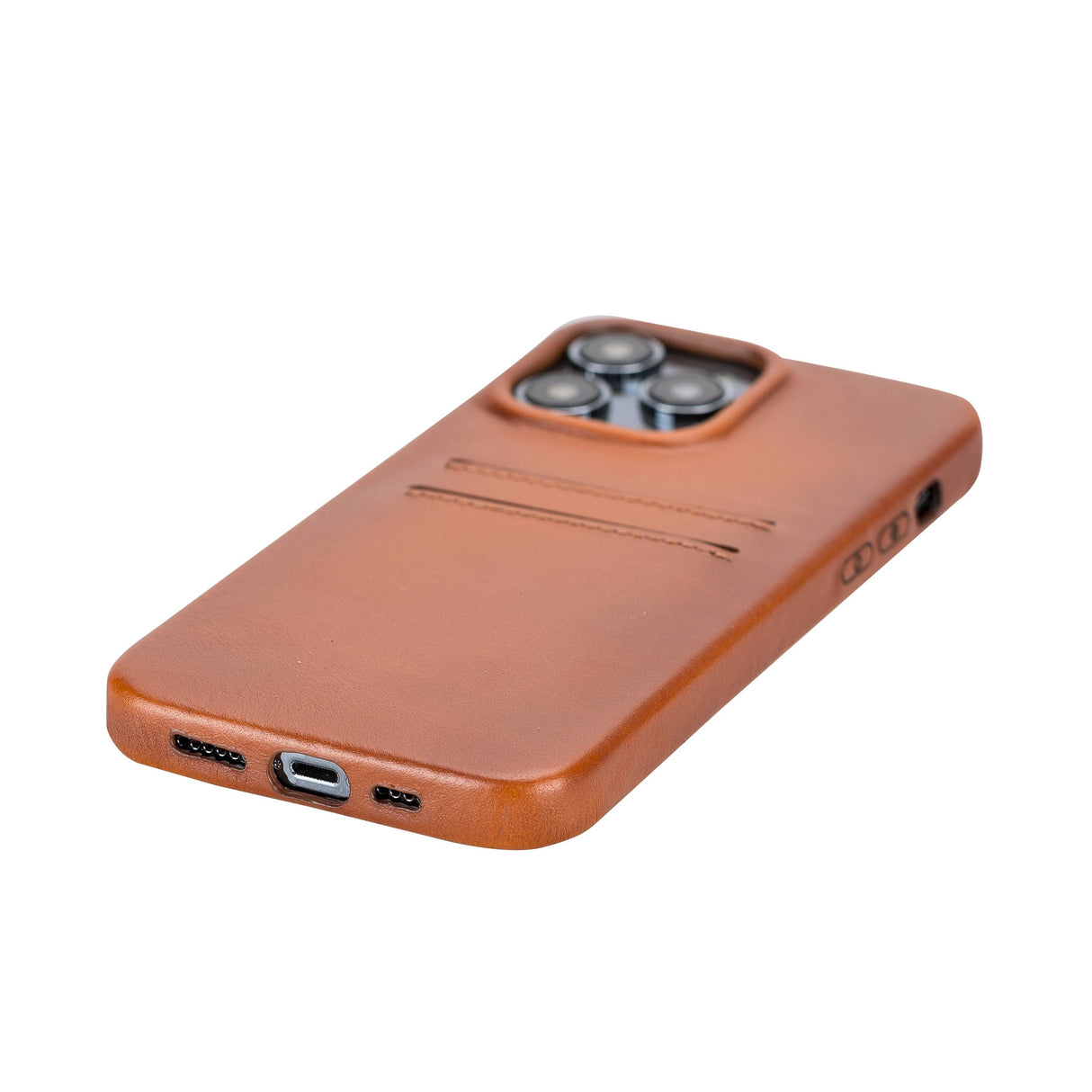 iPhone 14 Pro Max Leather Snap-on wallet phone case