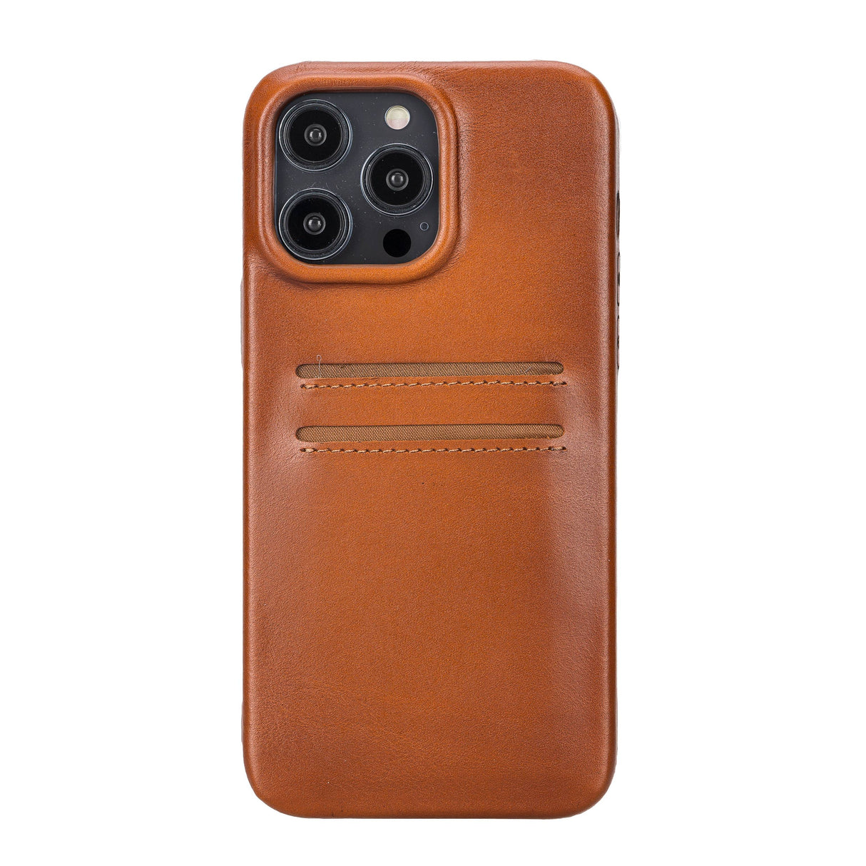 iPhone 14 Pro Max Leather Snap-on wallet phone case