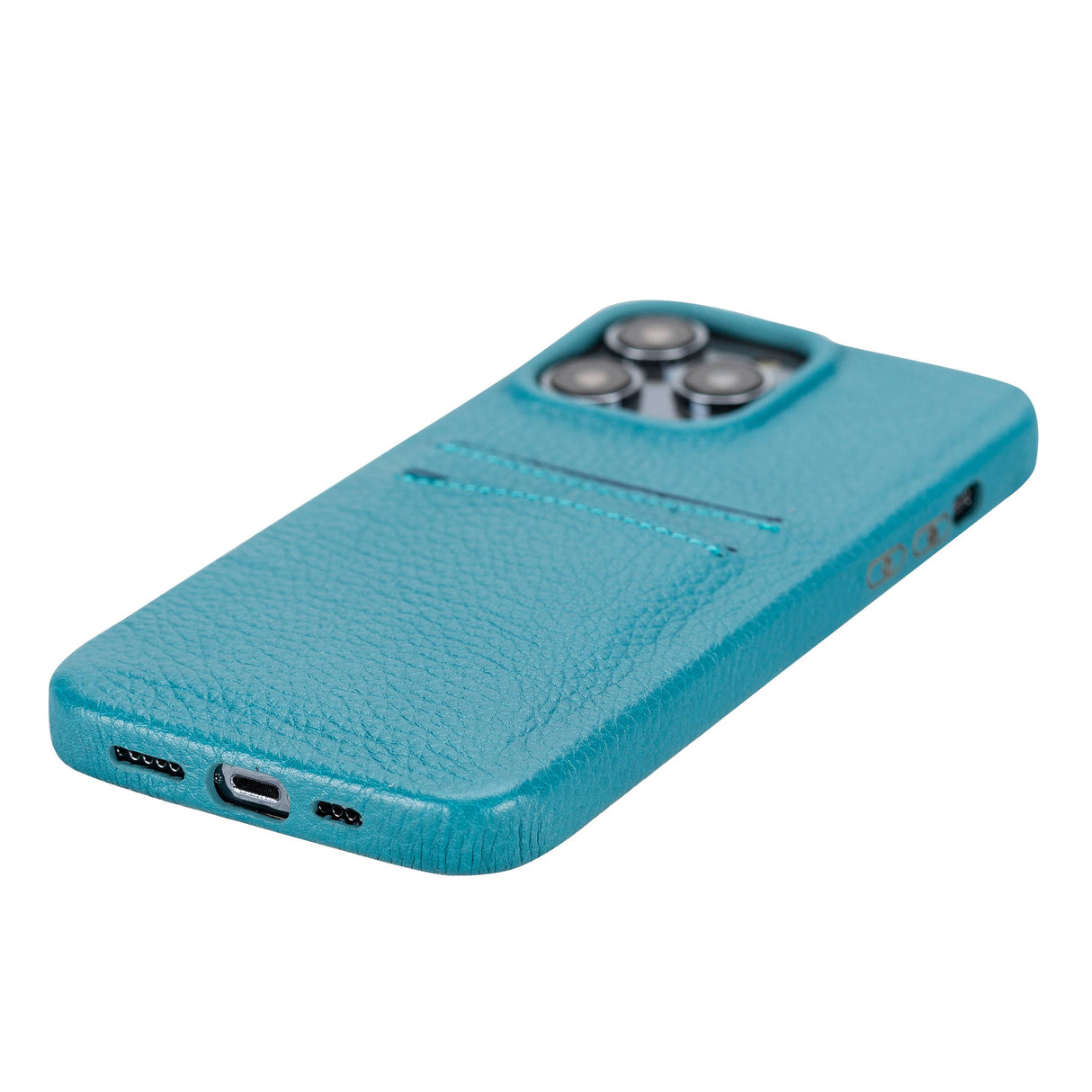 iPhone 14 Pro Max Leather Snap-on wallet phone case