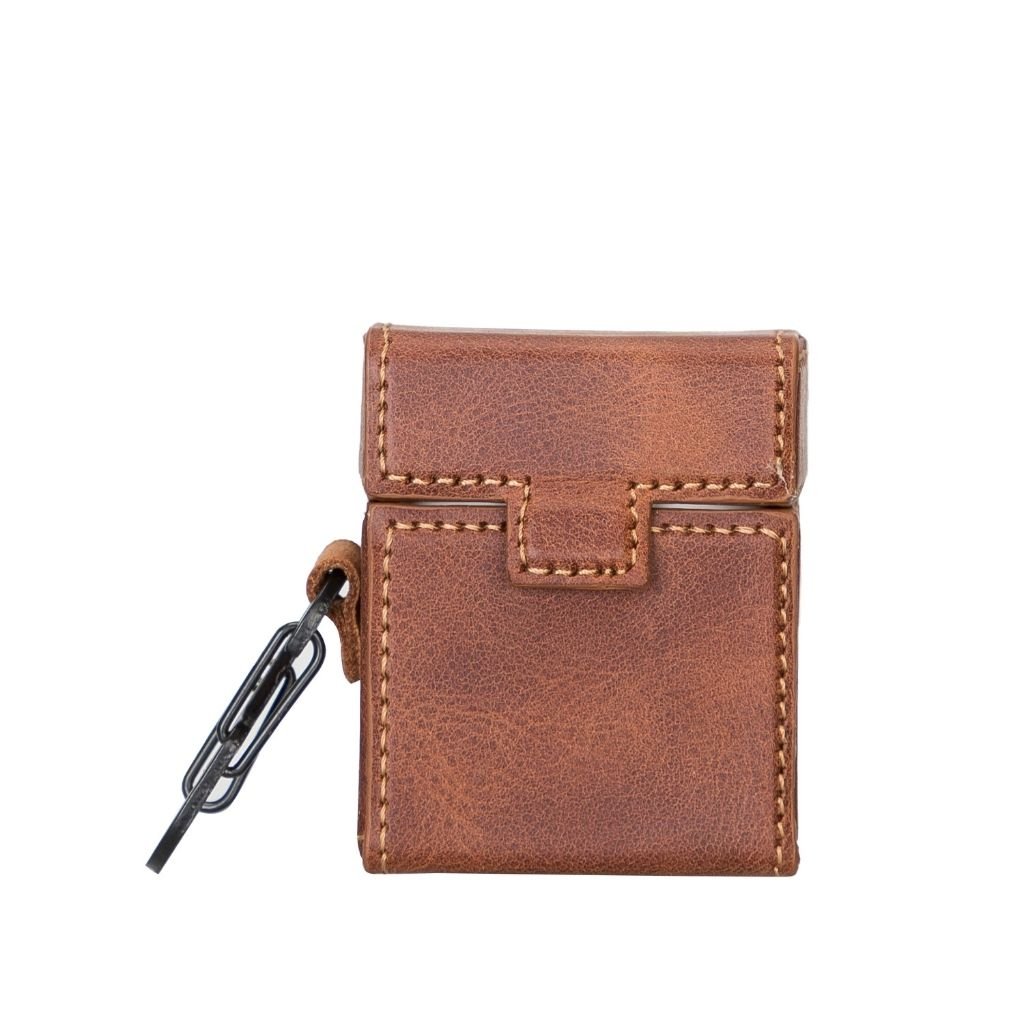 AirPods 1/2 Leather Square Case by Hardiston - premium AirPods Cases