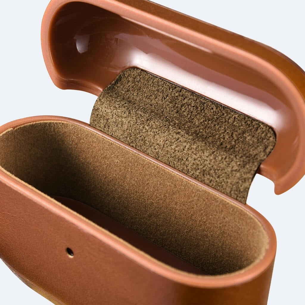 AirPods 3 Leather Protective Case Cover with Hook by Hardiston - premium AirPods Cases